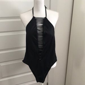 NWT! Victoria Secret Sexy Black one piece swimsuit